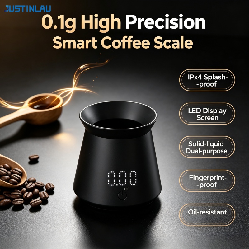 Coffee Bean Scale - JUSTINLAU - Taza Medidora Electrónica de