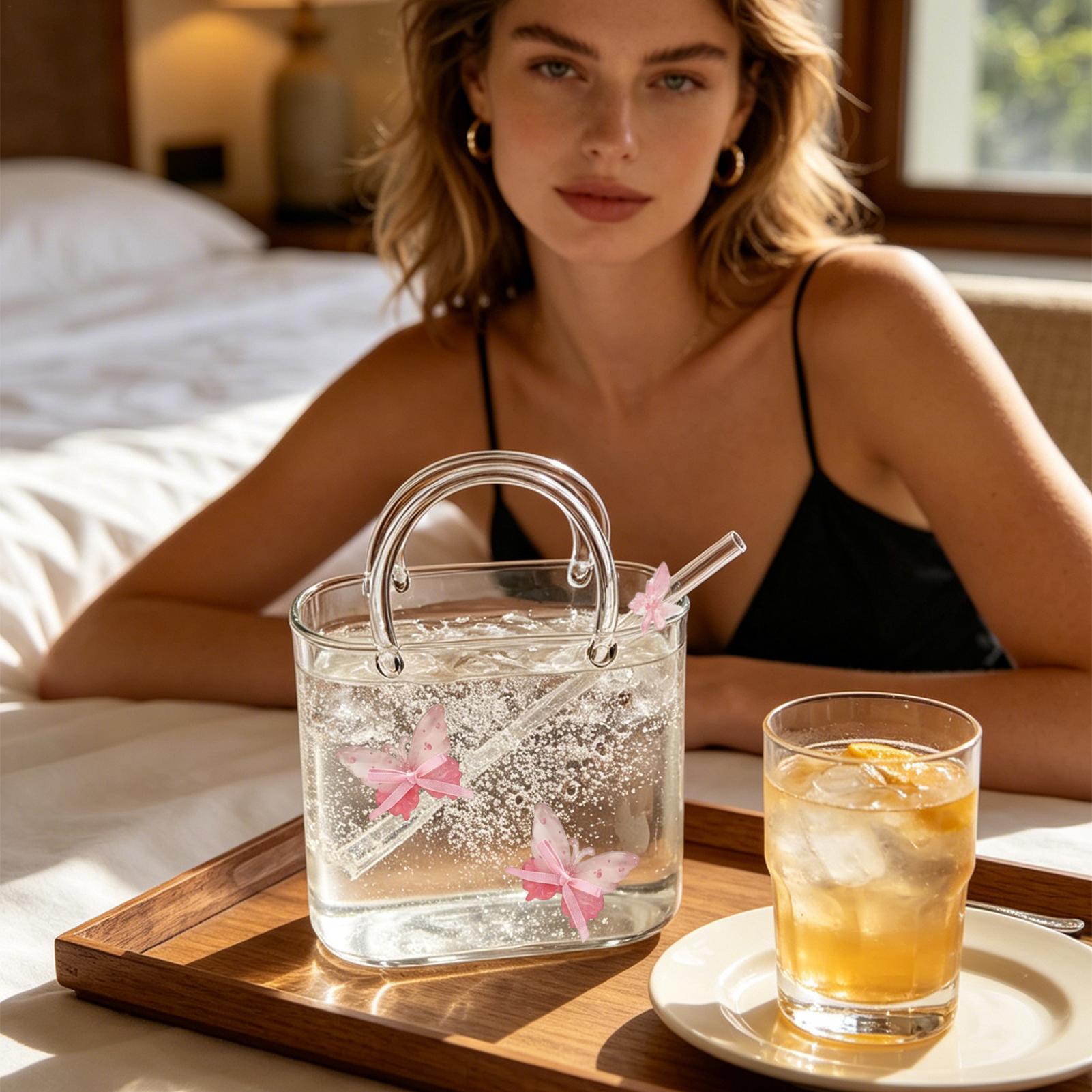 Coffee Tea Flower - Copa de cristal con forma de