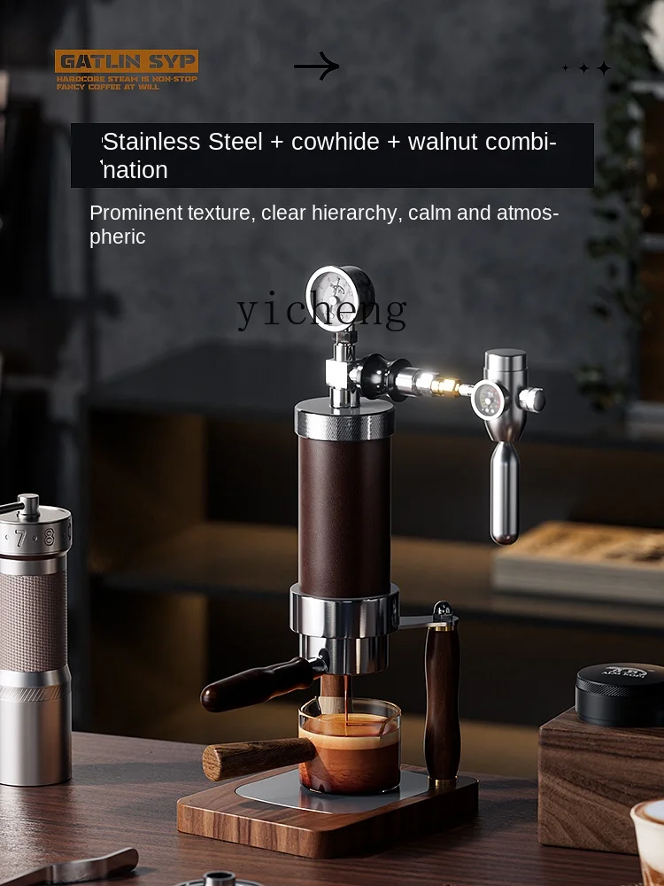 Coffee & Tea Maker Machine - Cafetera Neumática Pequeña para el Hogar,