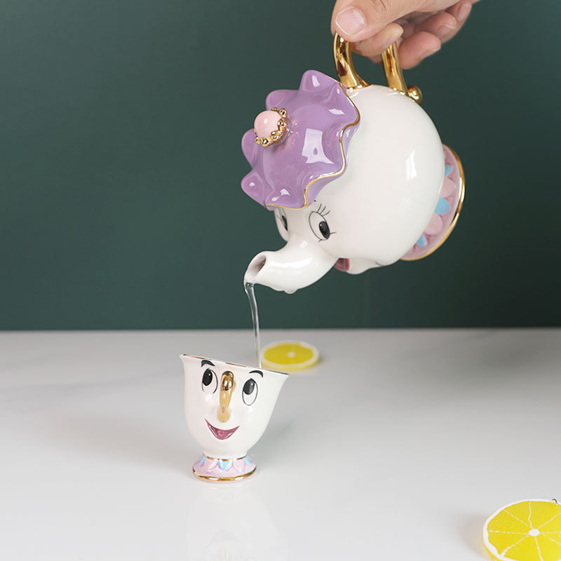Tea Coffee Pot Set - Tetera de dibujos animados La Bella