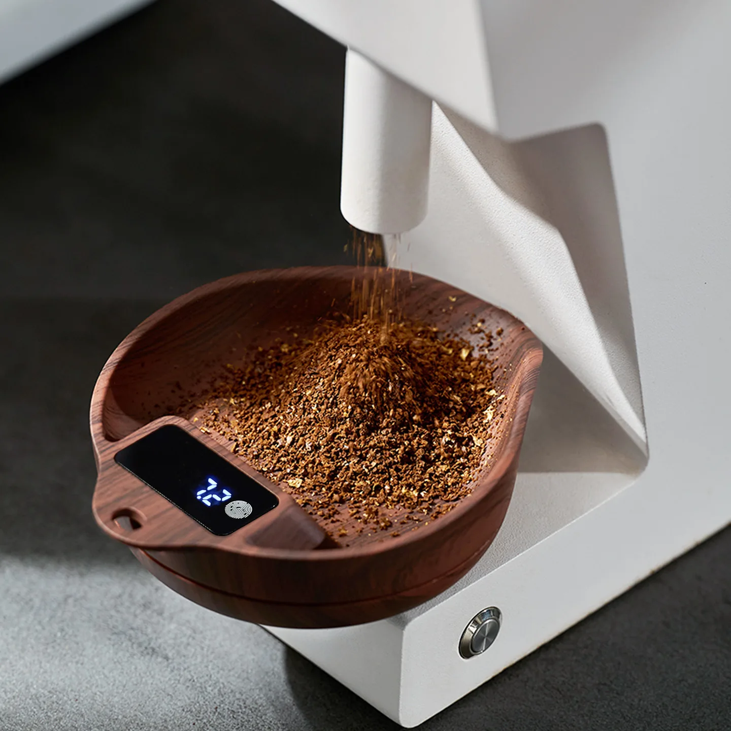 Coffee Bean Scale - Báscula dosificadora de café con bandeja