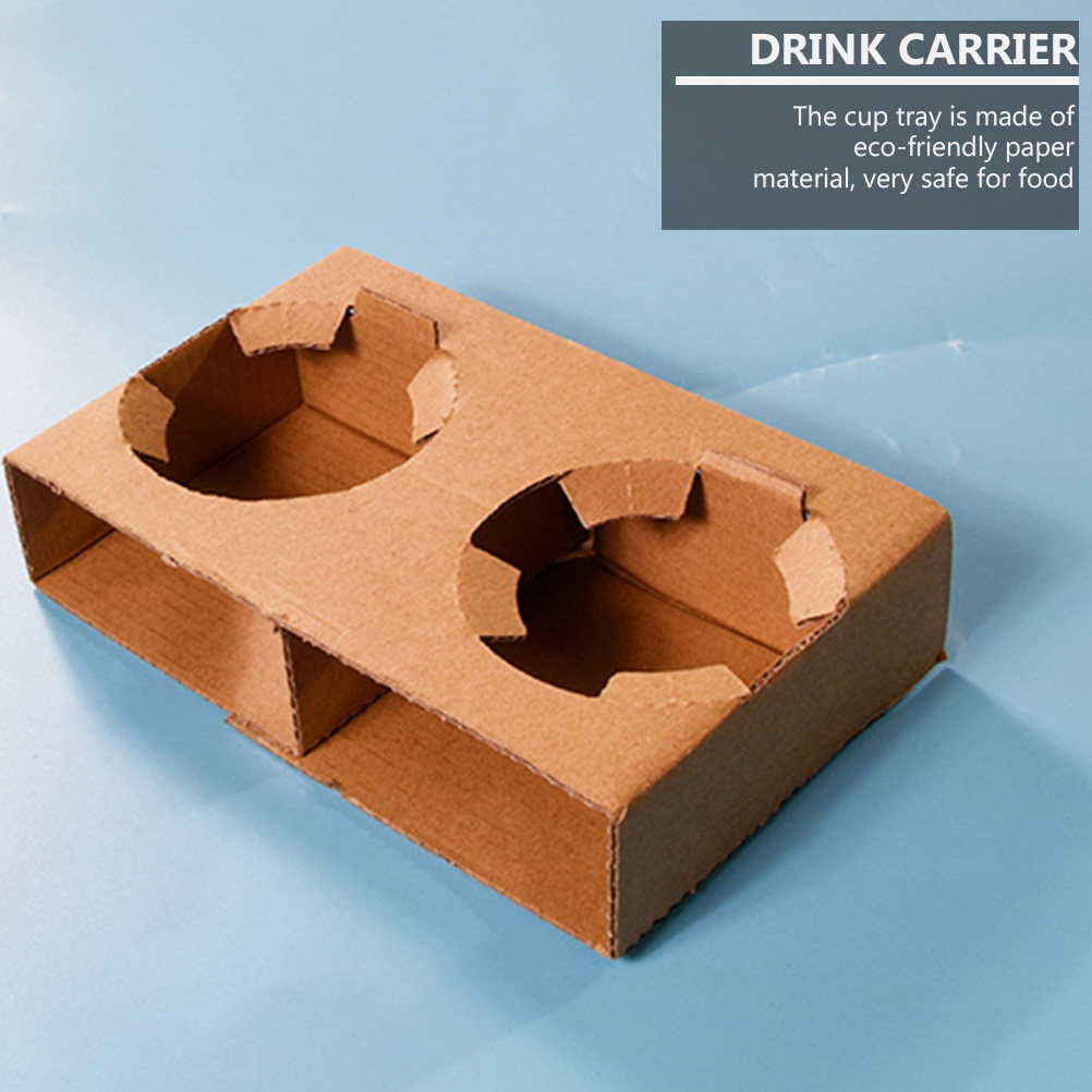 Coffee Tea Paper Cups - Paquete de 10 Portavasos de Papel