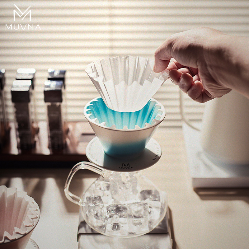 Filtro de Papel Natural MUVNA  - Coffee Tea Paper Cups reseña y precio