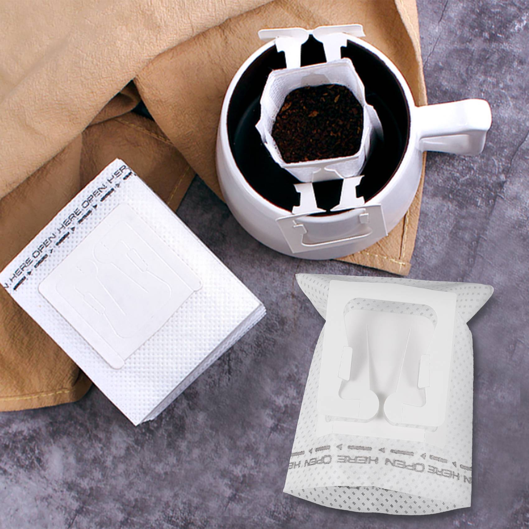 50 unidades/paquete de bolsas  - Coffee & Tea Maker Machine reseña y precio