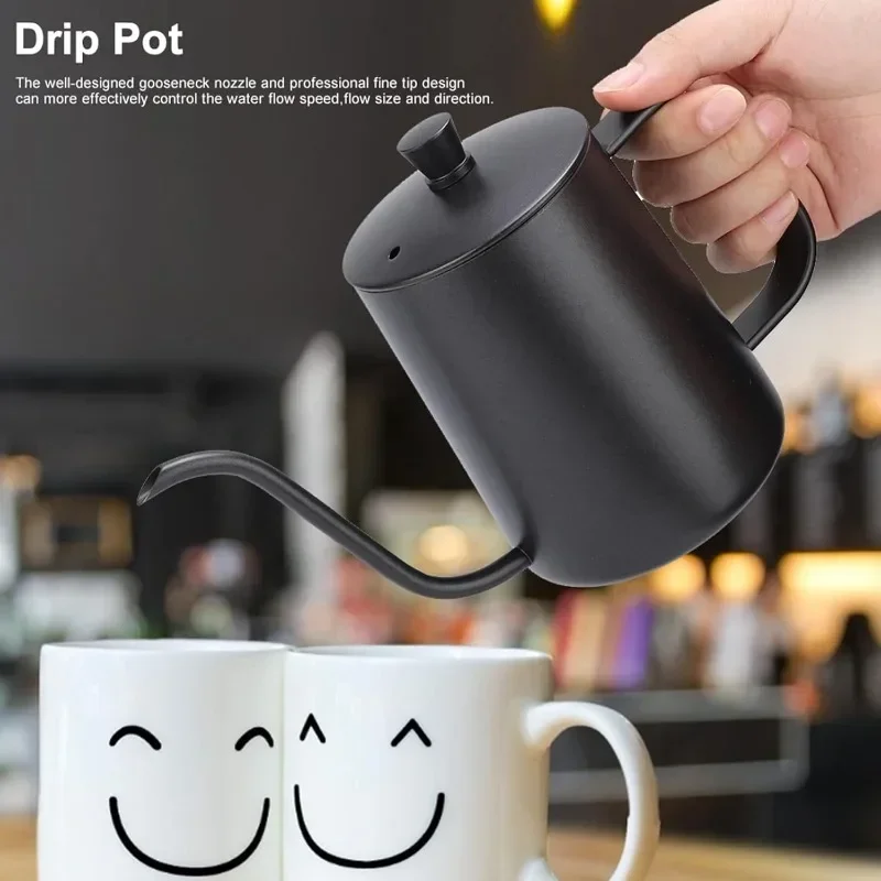 Tetera de goteo de acero inoxi - Tea And Coffee Kettle reseña y precio