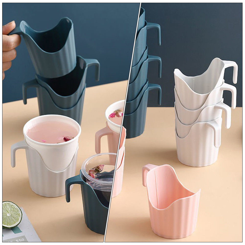 6 piezas de portavasos de pape - Coffee Tea Paper Cups reseña y precio
