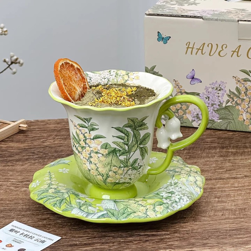 Juego de té de la tarde con di - Tea Coffee Pot Set reseña y precio