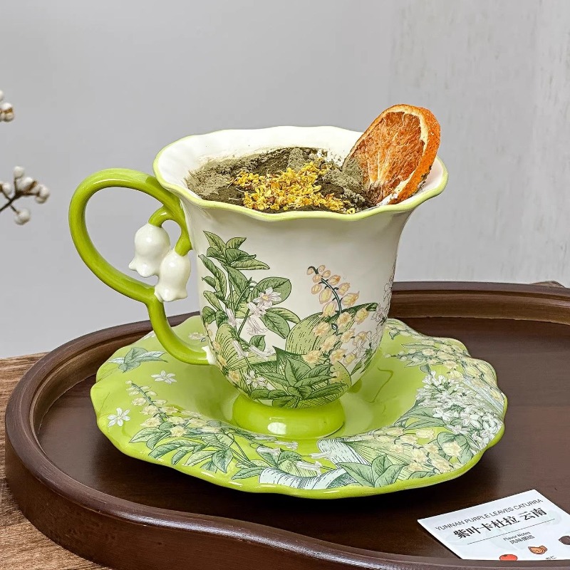 Juego de té de la tarde con di - Tea Coffee Pot Set reseña y precio