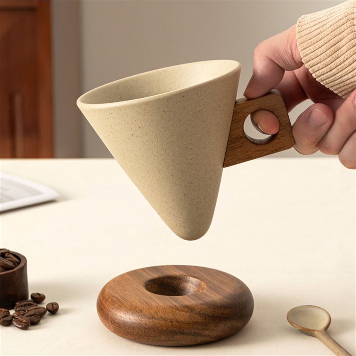 Taza de Café de Cerámica y Jue - Coffee & Tea Maker Machine reseña y precio