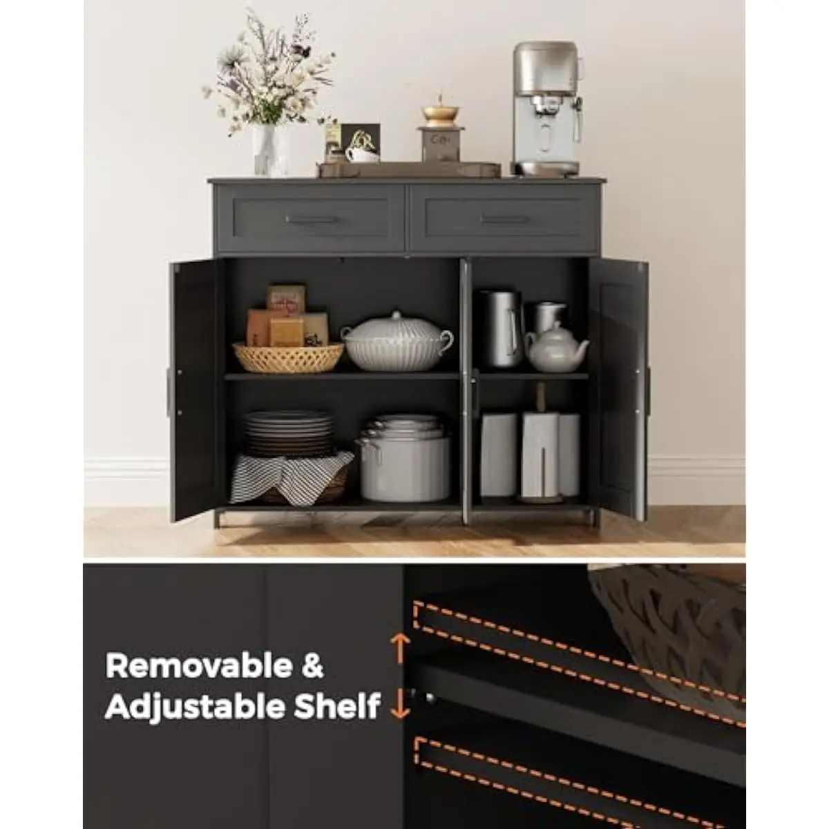 Mueble de Almacenamiento para  - Coffee & Tea Maker Machine reseña y precio