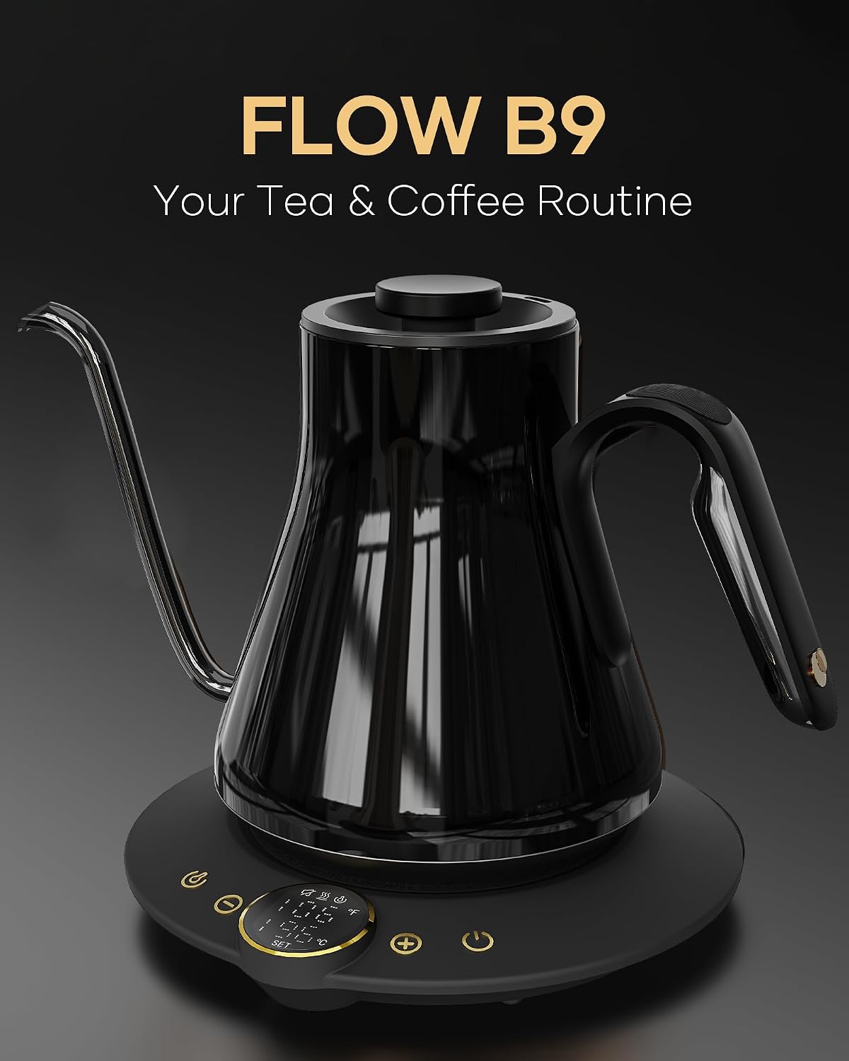 Hervidor eléctrico de cuello d - Tea And Coffee Kettle reseña y precio