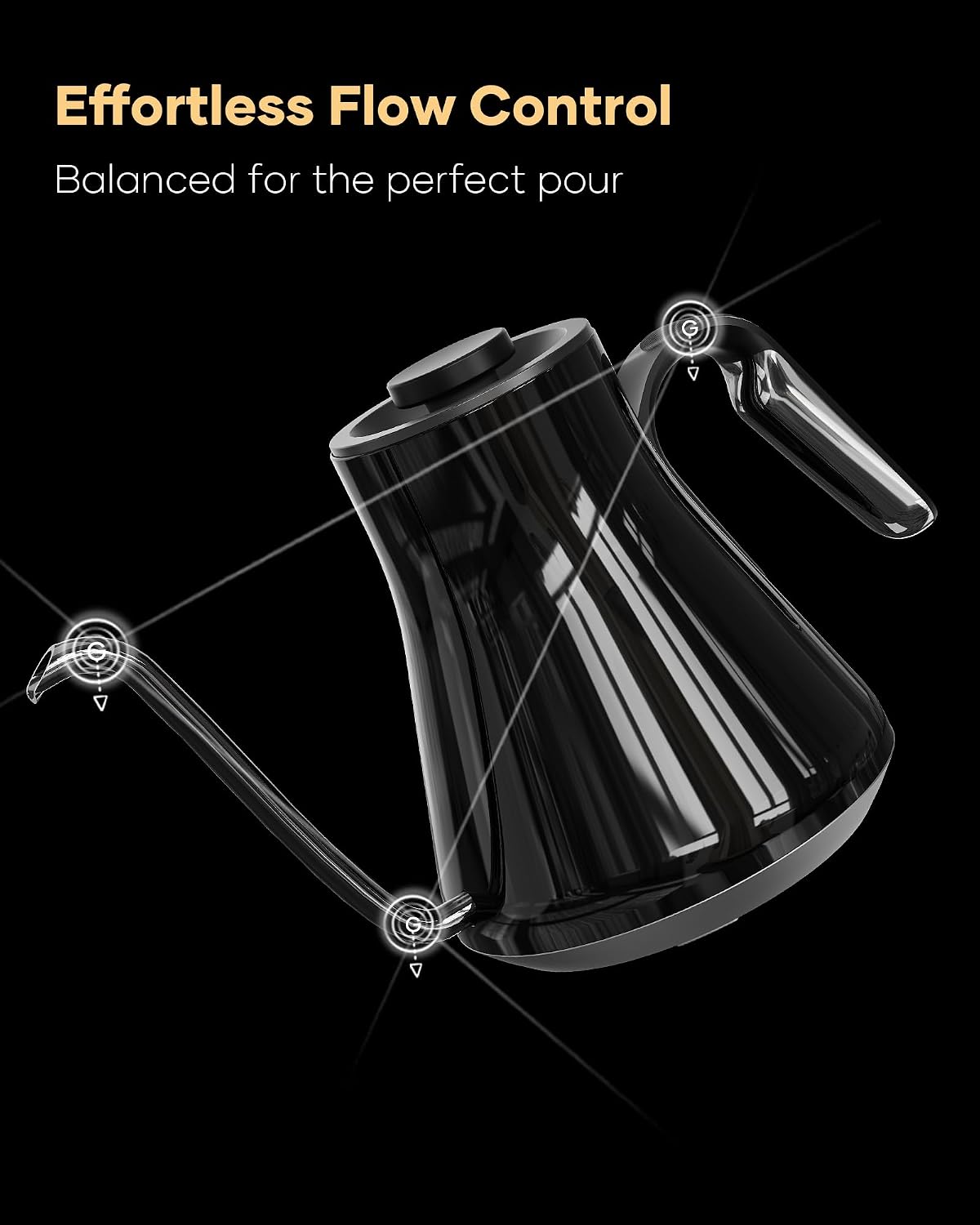 Hervidor eléctrico de cuello d - Tea And Coffee Kettle reseña y precio