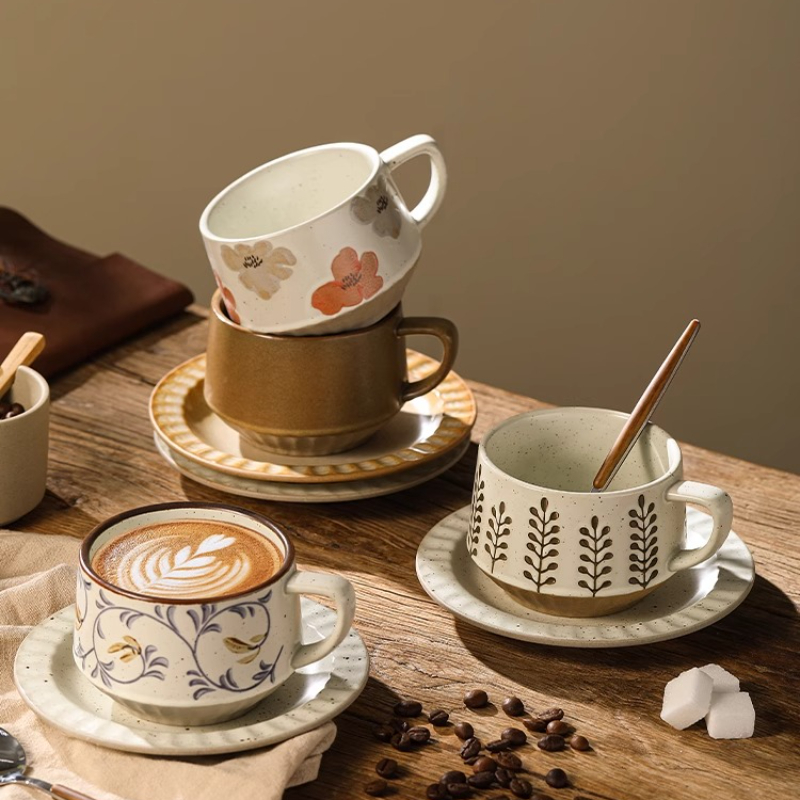 Taza de cerámica Retro, juego  - Tea Coffee Pot Set reseña y precio