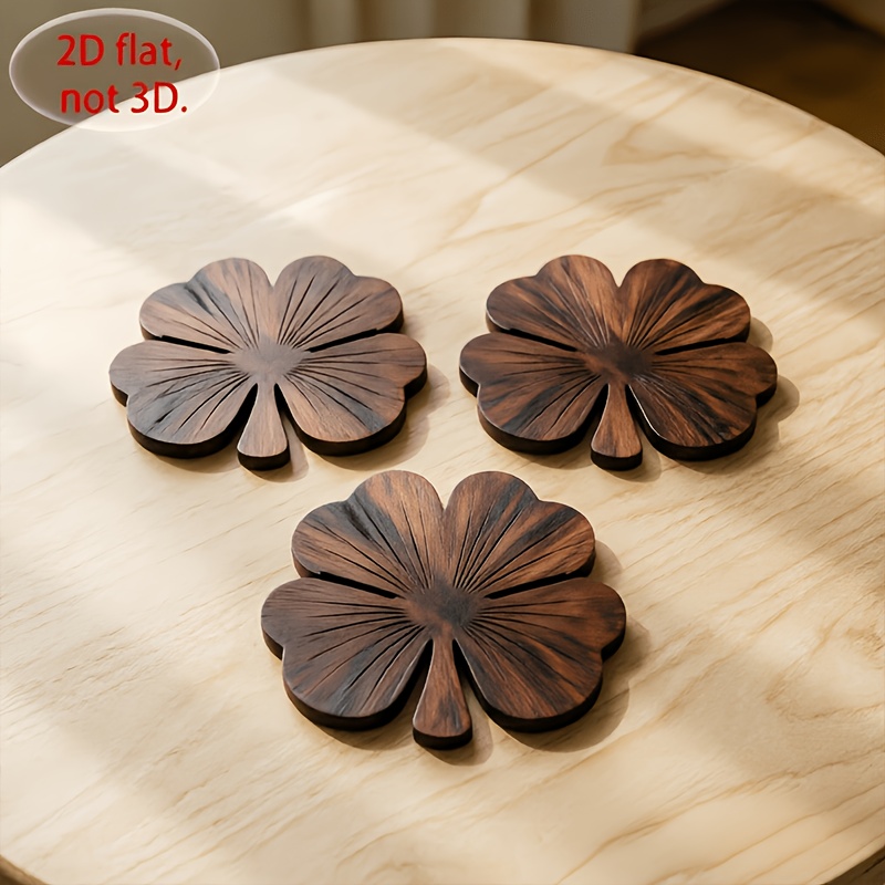 4 posavasos de madera planos 2 - Tea Coffee Pot Set reseña y precio