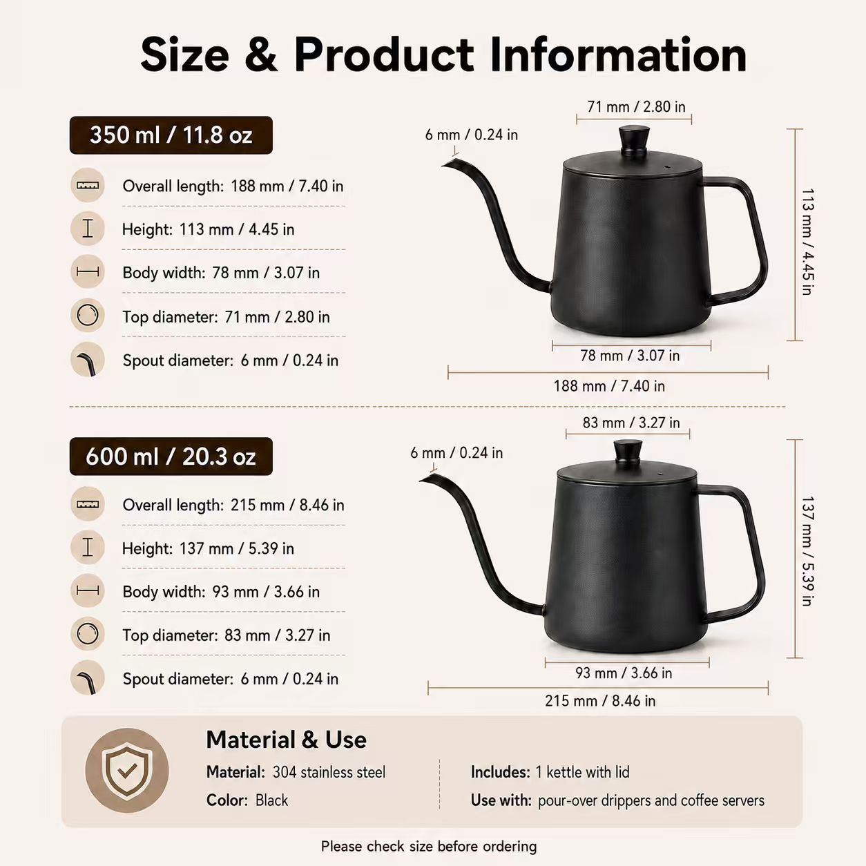 Cafetera de Acero Inoxidable 3 - Tea And Coffee Kettle reseña y precio