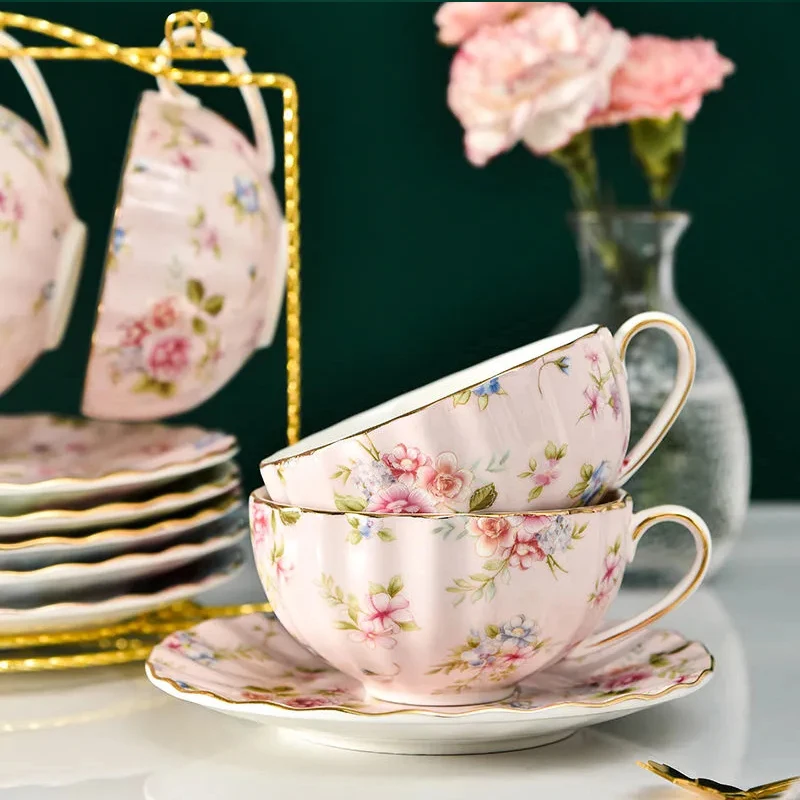 Juego de té de 3 piezas/juegos - Coffee Tea Flower reseña y precio