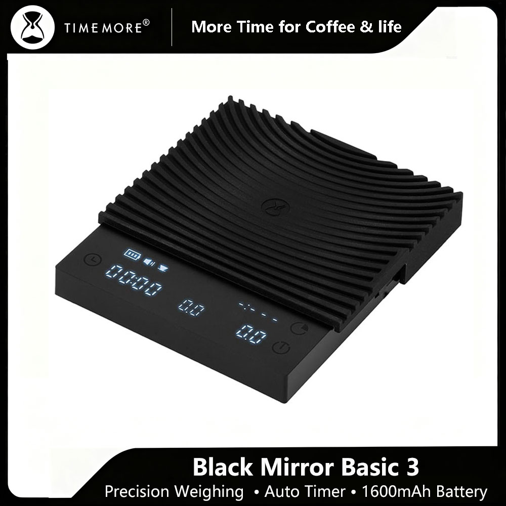 TIMEMORE-miroete negro MINI, b - Coffee Bean Scale reseña y precio