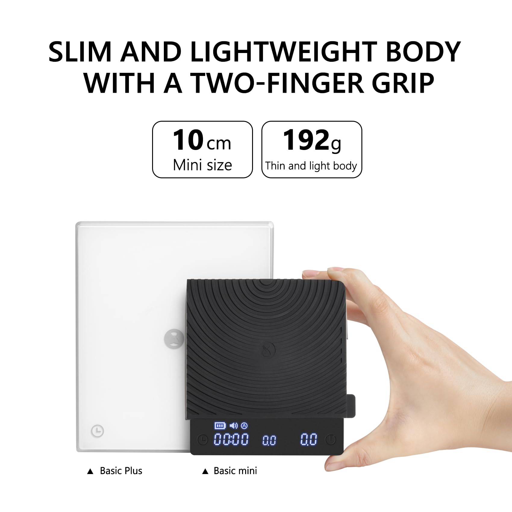 TIMEMORE-miroete negro MINI, b - Coffee Bean Scale reseña y precio