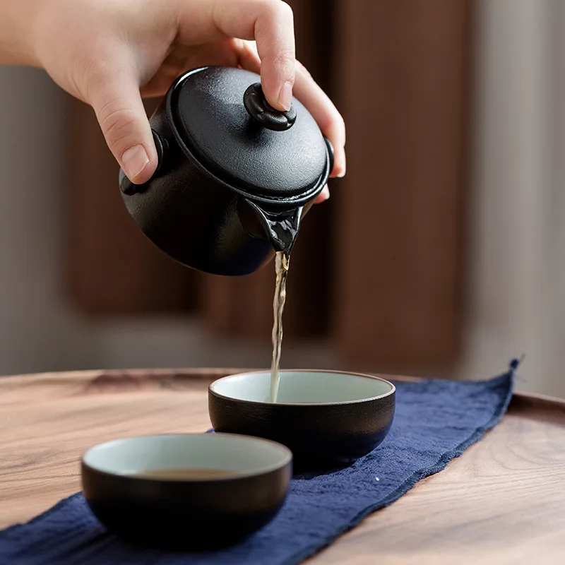Cerámica negra de alta calidad - Tea Coffee Pot Set reseña y precio