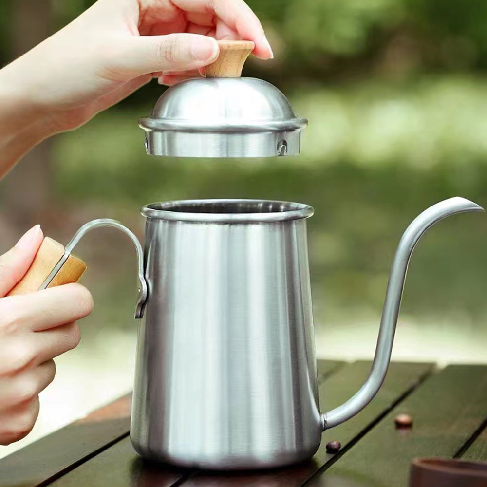 Hervidor de café con cuello de - Tea And Coffee Kettle reseña y precio