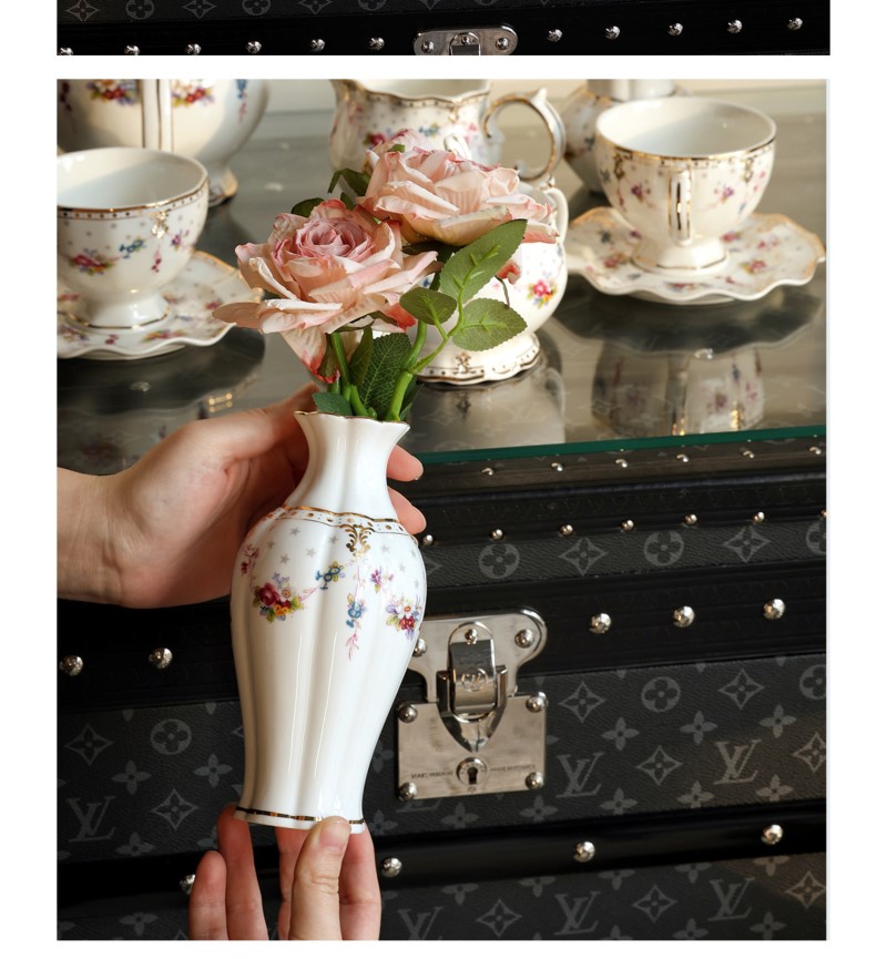 Juego de Tazas y Platillos de  - Coffee Tea Flower reseña y precio
